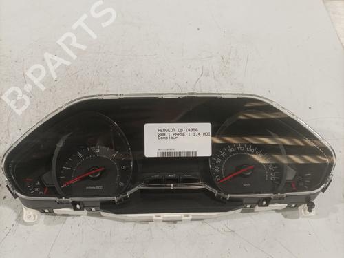 Used Instrument cluster PEUGEOT 208 I (CA_, CC_) 1.4 HDi (68 hp) 29191498