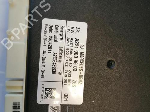 Used Control unit Control unit MERCEDES-BENZ S-CLASS (W221, V221) S 350 BlueTec (221.026, 221.126) (258 hp) 22583903 22583903