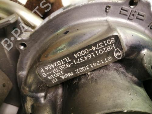 Used Turbocharger/Supercharger Turbocharger/Supercharger RENAULT CLIO IV (BH_) 1.5 dCi 75 (75 hp) 22581334 22581334