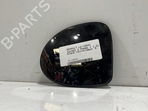 Left mirror glass RENAULT TWINGO II (CN0_) 1.2 16V (CN04, CN0B) | BP29718156C148 