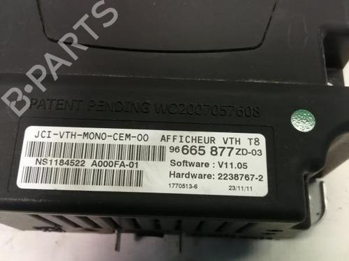 Display monitor PEUGEOT 3008 I MPV (0U_) 2.0 HDi Hybrid4 | BP22587277C48 