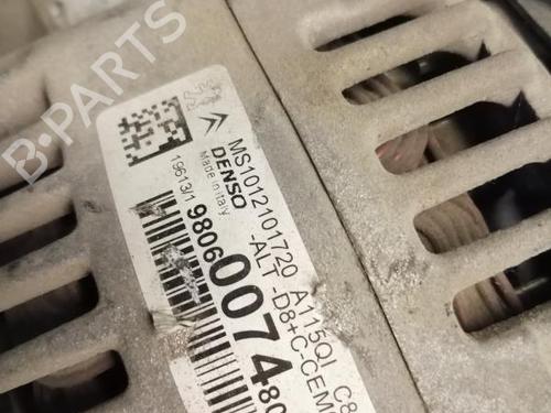 Used Alternator Alternator CITROËN C3 III (SX) 1.6 BlueHDi 100 (99 hp) 22589943 22589943