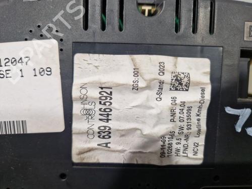 Used Instrument cluster MERCEDES-BENZ VITO / MIXTO Van (W639) 109 CDI (639.601, 639.603, 639.605) (95 hp) 22579699