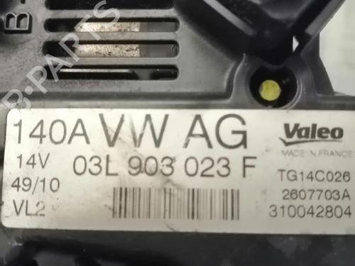 Generator VW GOLF VI (5K1) 2.0 TDI (170 hp) 22573965