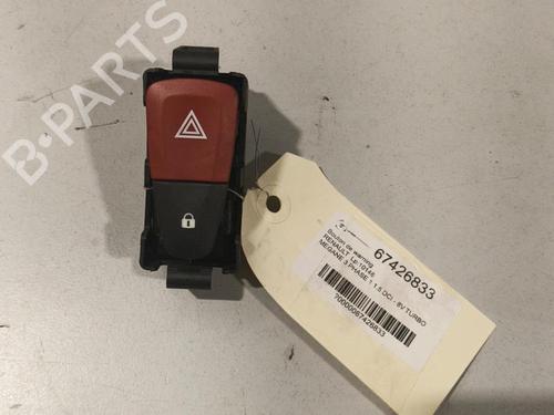 Warning switch RENAULT MEGANE III Hatchback (BZ0/1_, B3_) 1.5 dCi (BZ09, BZ0D, BZ1W, BZ29, BZ14) | BP22572680I22 