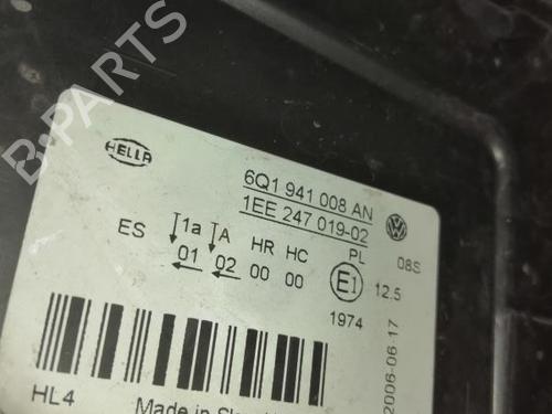Right headlight VW POLO (9N_, 9A_) 1.4 TDI | BP22578213C29 