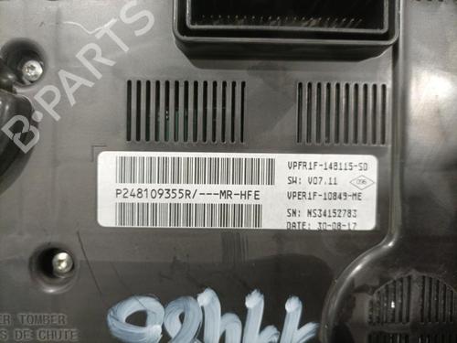 Instrument cluster RENAULT KADJAR (HA_, HL_) 1.6 dCi 130 (HLA4) | BP22585541C47 