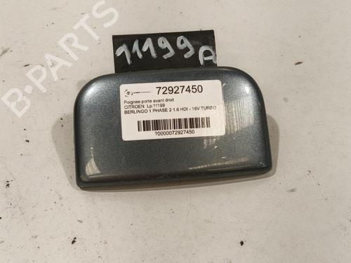 Front right exterior door handle CITROËN BERLINGO / BERLINGO FIRST MPV (MF_, GJK_, GFK_) 1.6 HDI 90 (MF9HX) | BP26297125C129 