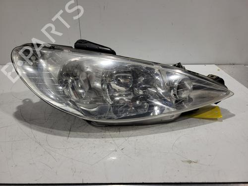 Used Right headlight PEUGEOT 206 CC (2D) 1.6 HDi 110 (109 hp) 30759775