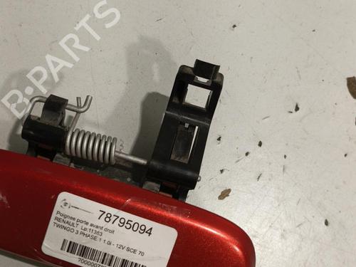Front right exterior door handle RENAULT TWINGO III (BCM_, BCA_) 1.0 SCe 70 | BP22585956C129 
