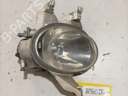 Højre Foran Tågelygte PEUGEOT 206 Hatchback (2A/C) 1.6 16V (109 hp) 29191491