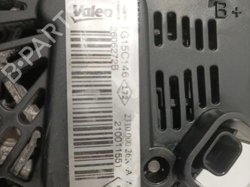 Used Alternator RENAULT SCÉNIC III (JZ0/1_) 1.5 dCi (86 hp) 22579668