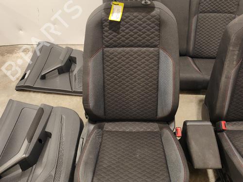 Seats set VW POLO VI (AW1, BZ1, AE1) 1.0 TSI | BP36414126C78 - Image 4