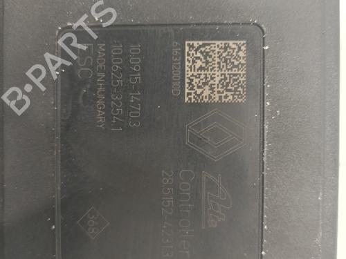 ABS pump RENAULT MEGANE IV Hatchback (B9A/M/N_) 1.5 dCi 110 (B9A3) | BP30132991M43 