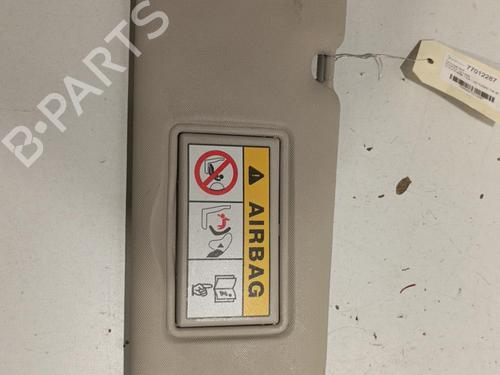 Right sun visor RENAULT CLIO IV (BH_) 0.9 TCe 90 (BHNF, BHMA, BHMH, BHJK, BHJR) | BP22570411I2 
