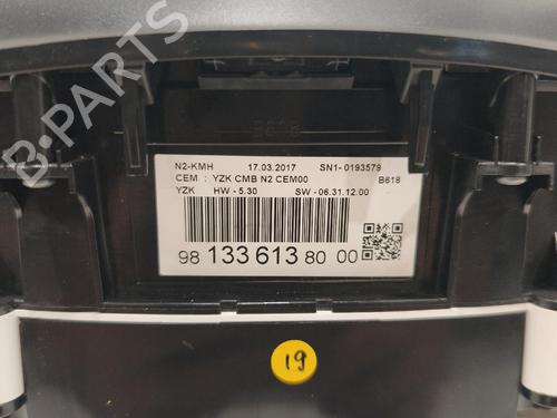 Instrument cluster CITROËN C3 III (SX) 1.2 VTi 82 | BP36836780C47 - Image 8