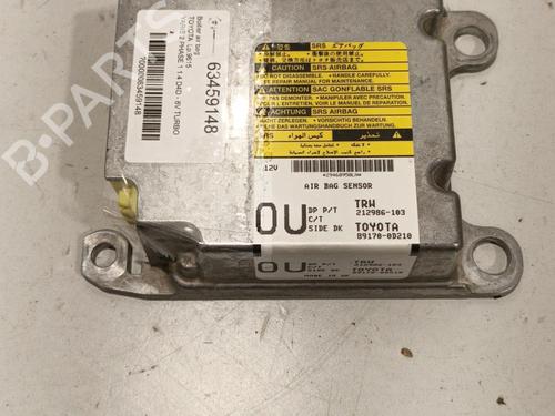 Kollisjonspute styreenhet TOYOTA YARIS (_P9_) 1.4 D-4D (NLP90_, NLP90R) (90 hp) 22570744