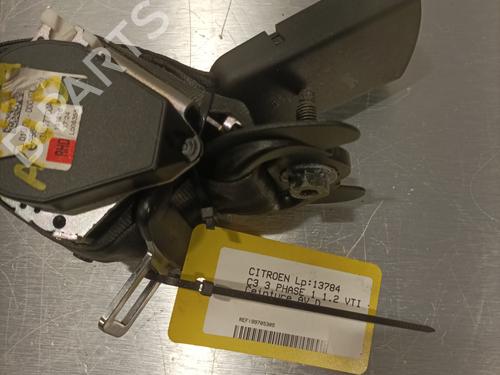 Used Front right seatbelt Front right seatbelt CITROËN C3 III (SX) 1.2 VTi 82 (82 hp) 23781962 23781962