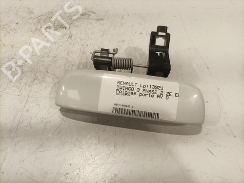 Høyre foran utvendig håndtak RENAULT TWINGO III (BCM_, BCA_) Z.E: (BCA1) (82 hp) 27607567