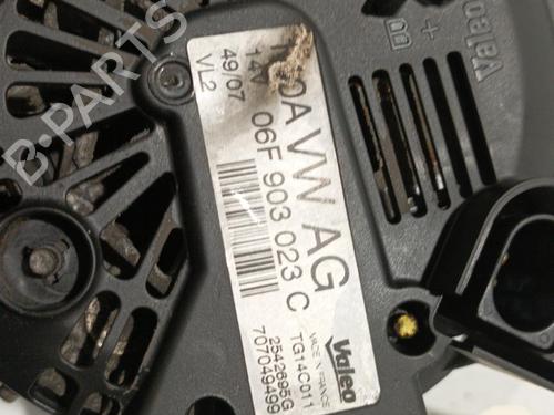 Used Alternator VW GOLF PLUS V (5M1, 521) 1.9 TDI (105 hp) 22576591