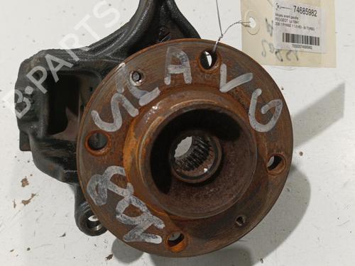 Used Left front steering knuckle Left front steering knuckle PEUGEOT 208 I (CA_, CC_) 1.6 HDi (92 hp) 22576206 22576206