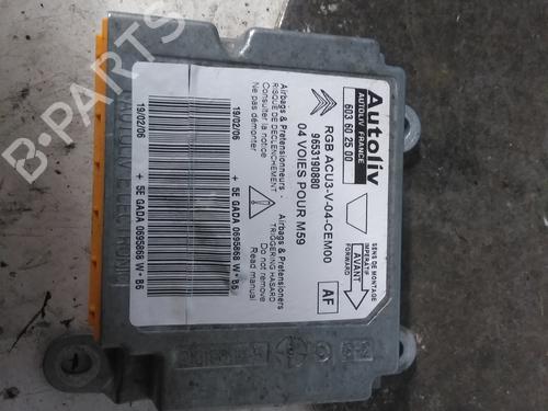 Used ECU airbags ECU airbags CITROËN BERLINGO / BERLINGO FIRST MPV (MF_, GJK_, GFK_) 2.0 HDI 90 (MFRHY) (90 hp) 34599171 34599171