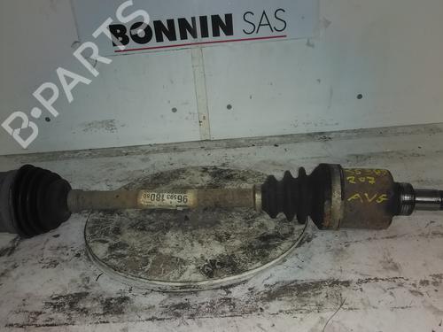 Used Left front driveshaft Left front driveshaft PEUGEOT 207 (WA_, WC_) 1.4 HDi (68 hp) 34590723 34590723