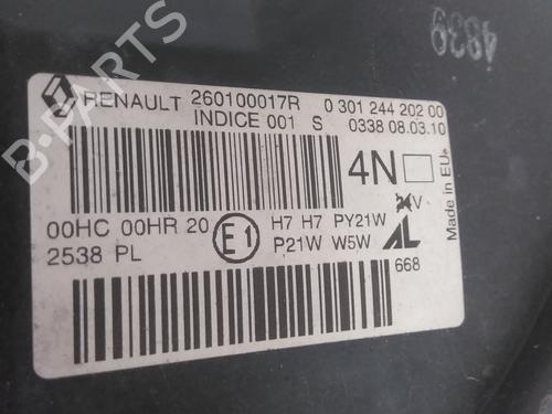 Right headlight RENAULT MEGANE III Hatchback (BZ0/1_, B3_) 1.5 dCi (BZ09, BZ0D, BZ1W, BZ29, BZ14) | BP35968819C29 - Image 3