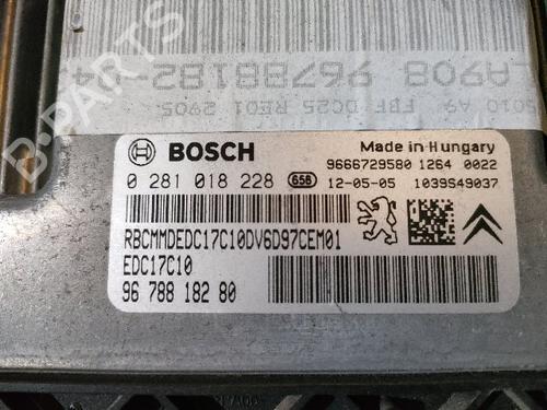 Engine control unit (ECU) PEUGEOT 208 I (CA_, CC_) 1.6 HDi | BP25609139M57 