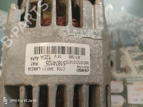 Used Alternator FIAT PANDA (312_, 319_) 0.9 Natural Power (312PXG1A, 312PYC1A) (86 hp) 21532060