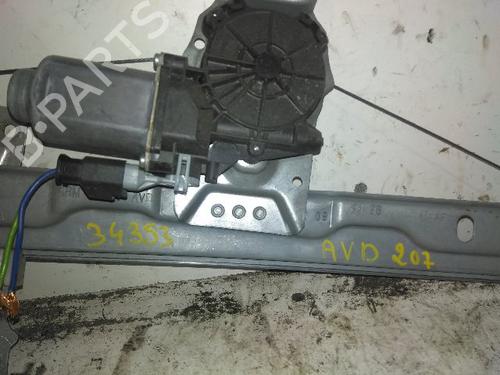 Used Front right window mechanism PEUGEOT 207 (WA_, WC_) 1.4 HDi (68 hp) 20692996