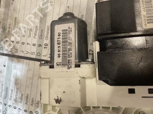 Used Front right window mechanism PEUGEOT 307 SW (3H) 1.6 HDI 90 (90 hp) 21576602