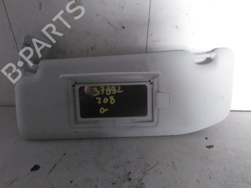 Used Right sun visor Right sun visor PEUGEOT 208 I (CA_, CC_) 1.6 BlueHDi 100 (100 hp) 34602021 34602021
