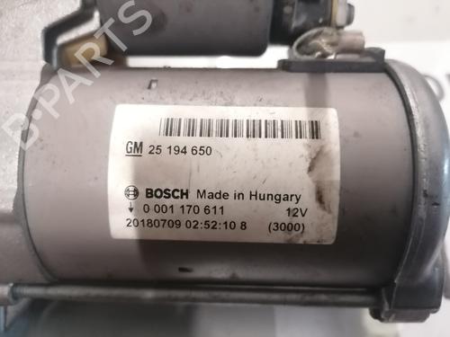 Used Starter Starter OPEL CORSA E (X15) 1.4 Turbo (08, 68) (101 hp) 34587430 34587430