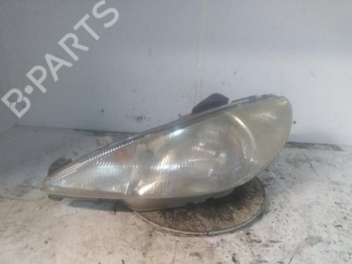 Used Left headlight PEUGEOT 206 Hatchback (2A/C) 1.4 i (75 hp) 20578840