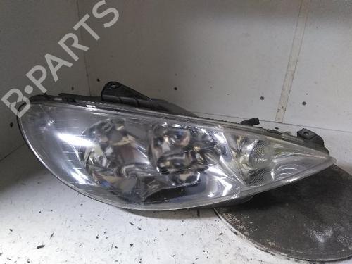 Right headlight PEUGEOT 206 Hatchback (2A/C) 1.4 HDi eco 70 | BP26128157C29 