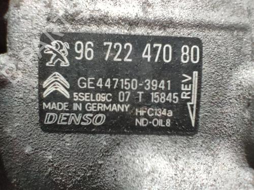 Used AC compressor AC compressor PEUGEOT 208 I (CA_, CC_) 1.2 VTI 82 (82 hp) 34587921 34587921
