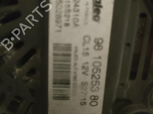 Used Alternator Alternator PEUGEOT 208 I (CA_, CC_) 1.6 BlueHDi 100 (100 hp) 34588851 34588851