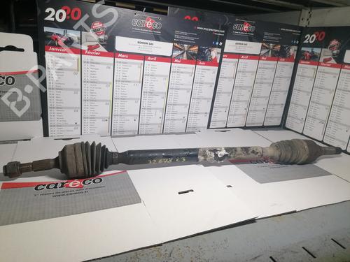 Used Right front driveshaft Right front driveshaft CITROËN C3 II (SC_) 1.4 HDi 70 (SC8HZC, SC8HR0, SC8HP4) (68 hp) 34584360 34584360