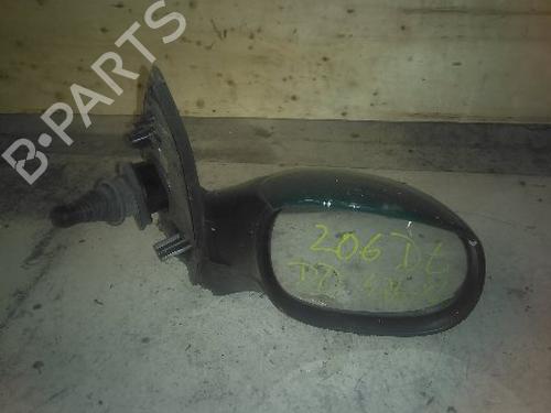Right mirror PEUGEOT 206 SW (2E/K) 2.0 HDi | BP25157483C27