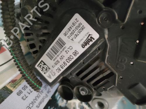 Used Alternator Alternator PEUGEOT 208 I (CA_, CC_) 1.2 PureTech 82 (82 hp) 34588475 34588475