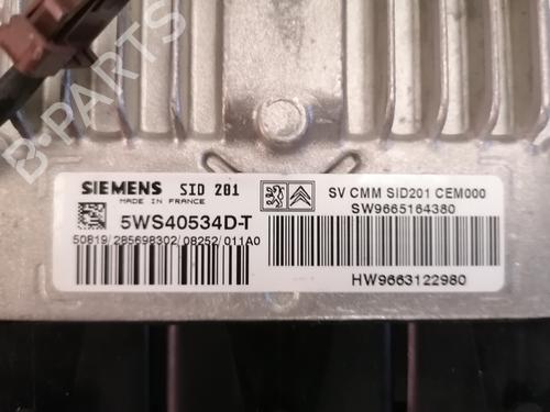 Used Engine control unit (ECU) Engine control unit (ECU) CITROËN C5 III Break (RW_) 2.7 HDi (204 hp) 34587289 34587289