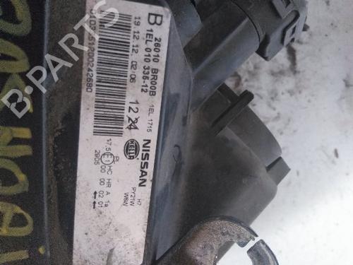 Used Right headlight NISSAN QASHQAI / QASHQAI +2 I (J10, NJ10, JJ10E) 1.5 dCi (103 hp) 27349214