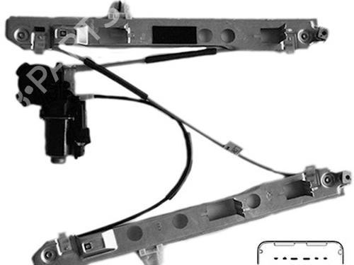 Used Front left window mechanism Front left window mechanism RENAULT MEGANE II (BM0/1_, CM0/1_) [2001-2012] 34584518 34584518
