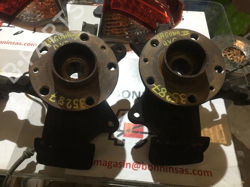 Used Left front steering knuckle Left front steering knuckle RENAULT LAGUNA III (BT0/1) 1.5 dCi (BT00, BT0A, BT0T, BT1J) (110 hp) 34587729 34587729