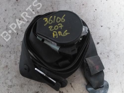 Used Rear left seatbelt Rear left seatbelt PEUGEOT 207 (WA_, WC_) 1.6 HDi (90 hp) 34602562 34602562