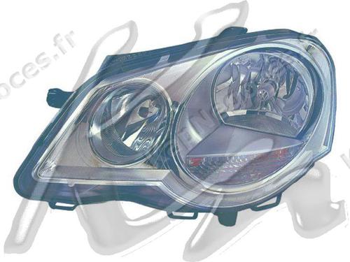 Used Left headlight Left headlight VW POLO IV (9N_, 9A_) 1.4 TDI (70 hp) 34588262 34588262