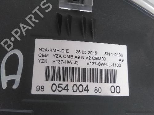 Used Instrument cluster PEUGEOT 208 I (CA_, CC_) 1.6 HDi (92 hp) 27501260