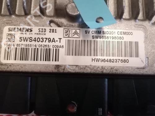 Used Engine control unit (ECU) Engine control unit (ECU) PEUGEOT 407 Coupe (6C_) 2.7 HDi (204 hp) 34598256 34598256