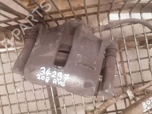 Used Right front brake caliper Right front brake caliper PEUGEOT 208 I (CA_, CC_) 1.4 HDi (68 hp) 34587114 34587114